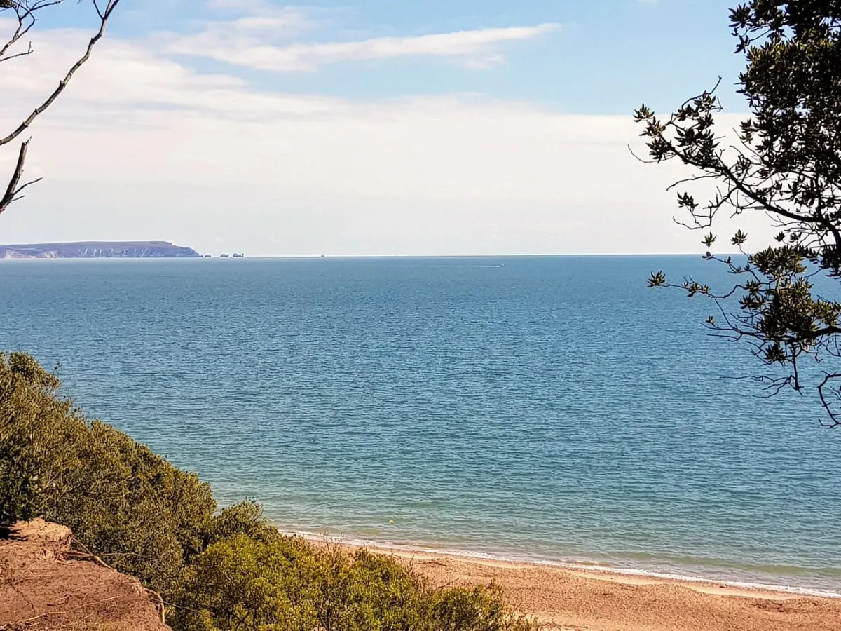Aerial view of Highcliffe-on-Sea
